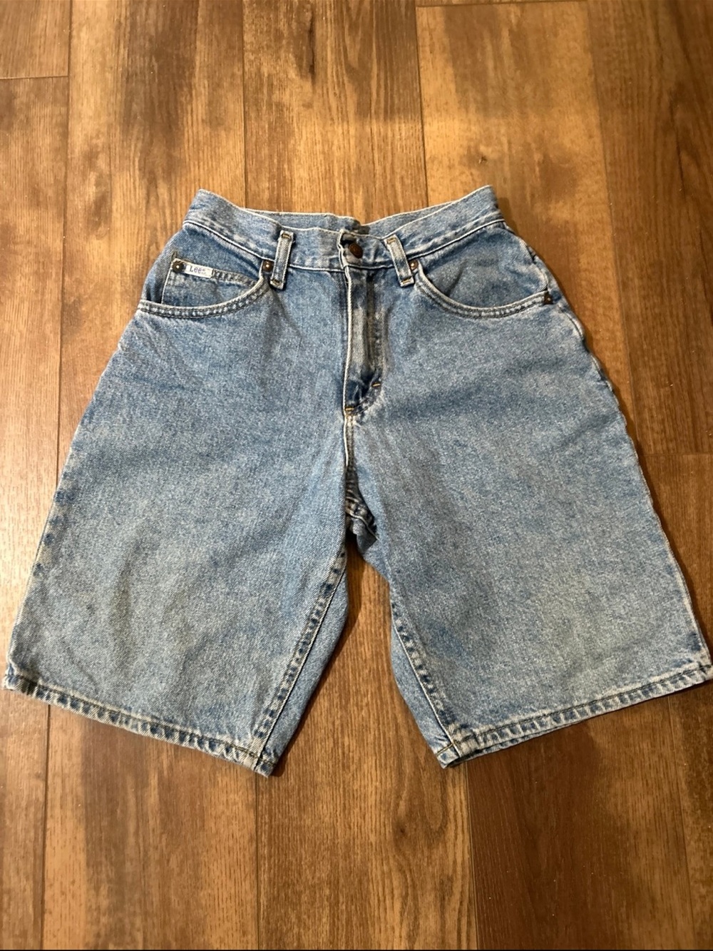 Vintage Light Wash LEE Denim Shorts